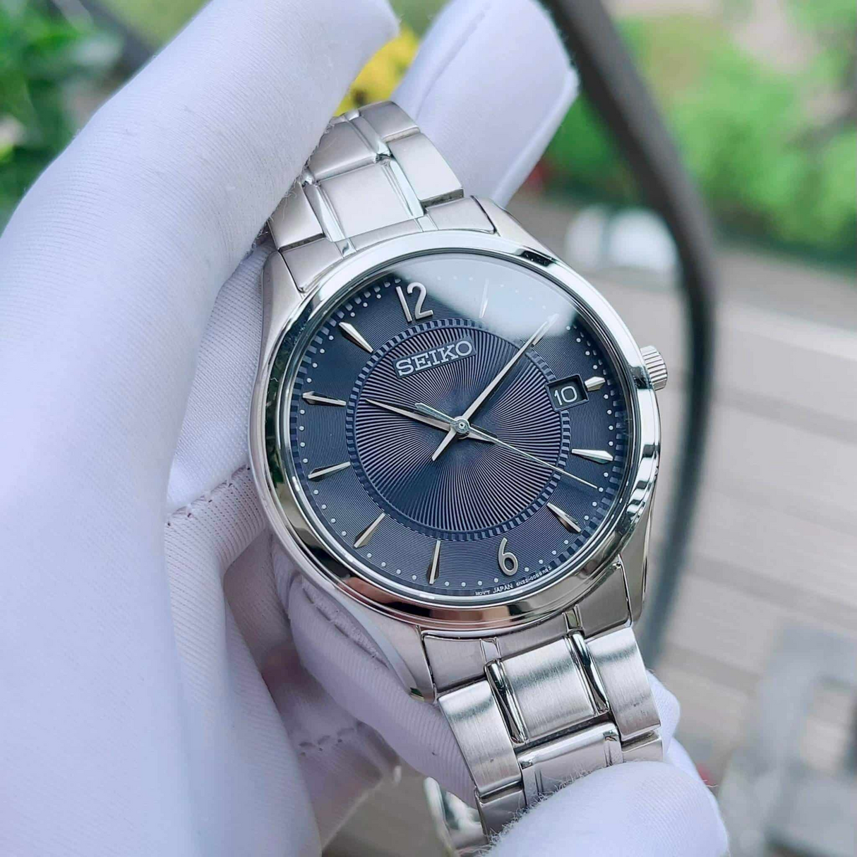 SUR419P1 Reloj Seiko Zafiro de hombre correa de metal