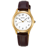 SUR638P1 Seiko Neo Classic reloj de mujer pulsera de piel