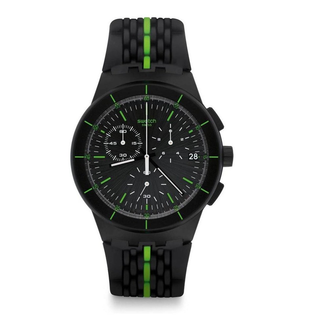 SUSB409 Reloj Swatch Análogo para Hombre pulsera de Caucho