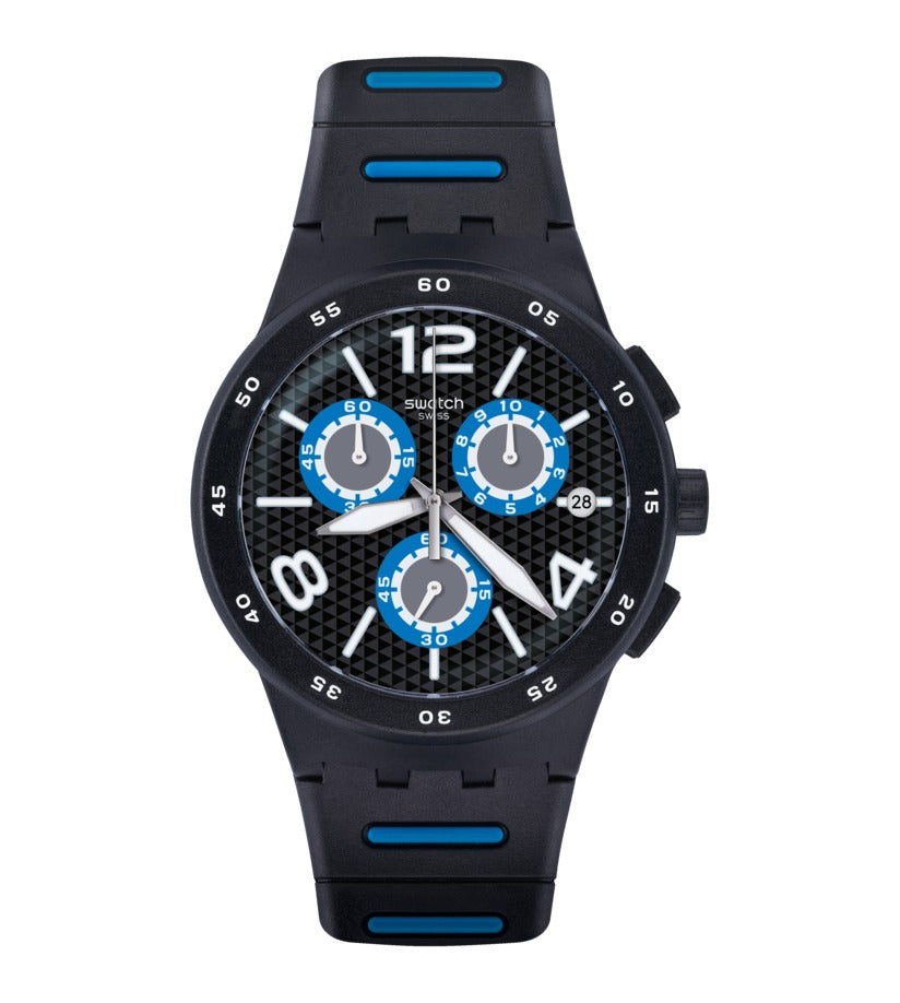 SUSB410 Reloj Swatch Análogo para Hombre pulsera de Caucho