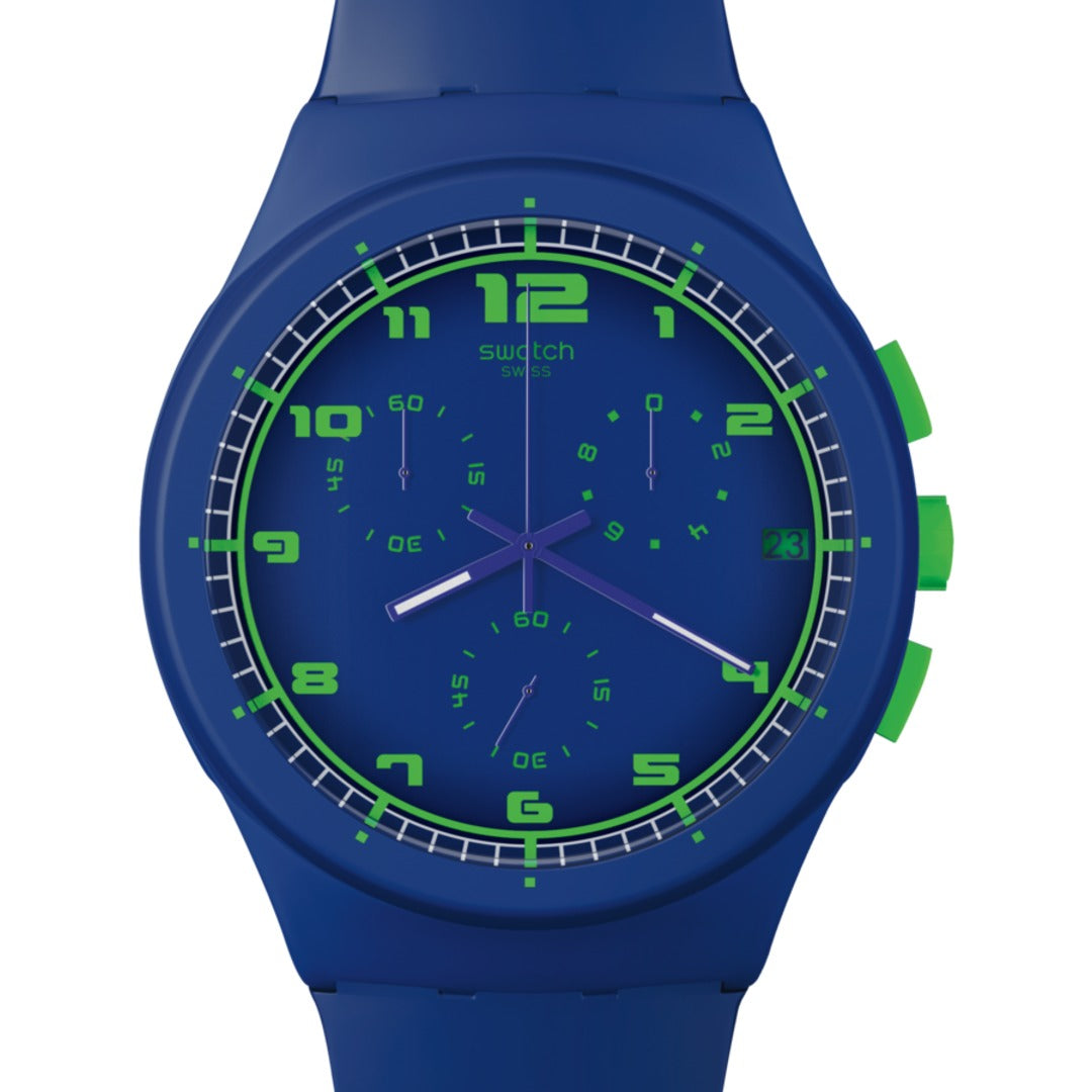 SUSN400 Reloj Swatch Blue C unisex de pulsera de resina