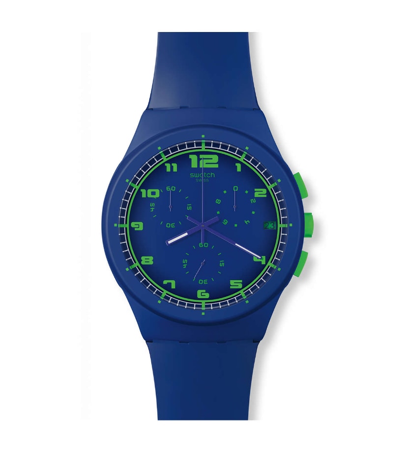 SUSN400 Reloj Swatch Blue C unisex de pulsera de resina