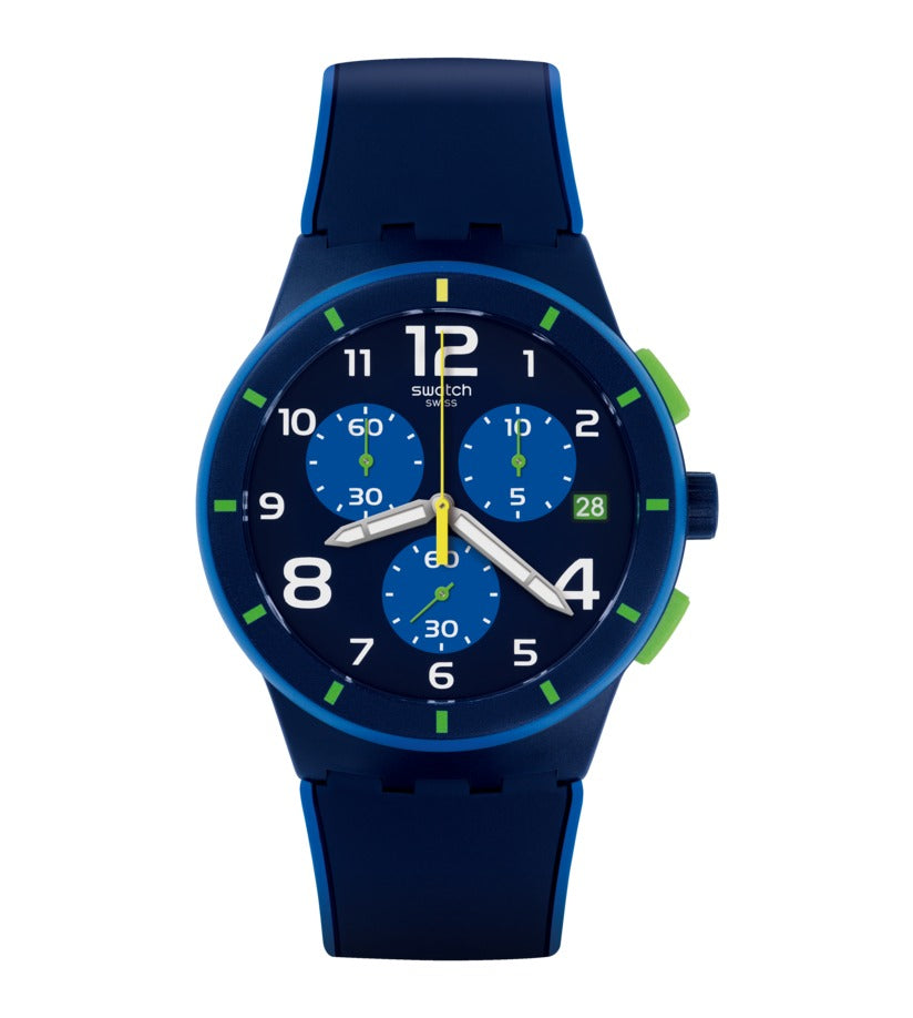 SUSN409 Reloj Swatch Análogo para Hombre pulsera de Caucho