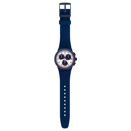 SUSN412 Reloj Swatch Parabordo de hombre pulsera de caucho