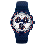 SUSN412 Reloj Swatch Parabordo de hombre pulsera de caucho
