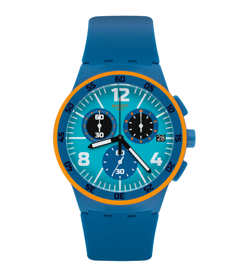 SUSN413 Reloj Swatch de hombre correa de silicona