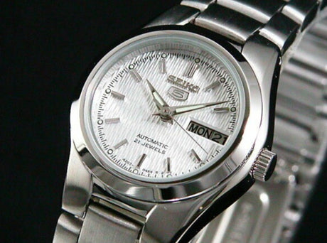 SYMC07K1 Reloj Seiko 5 para dama pulsera de metal