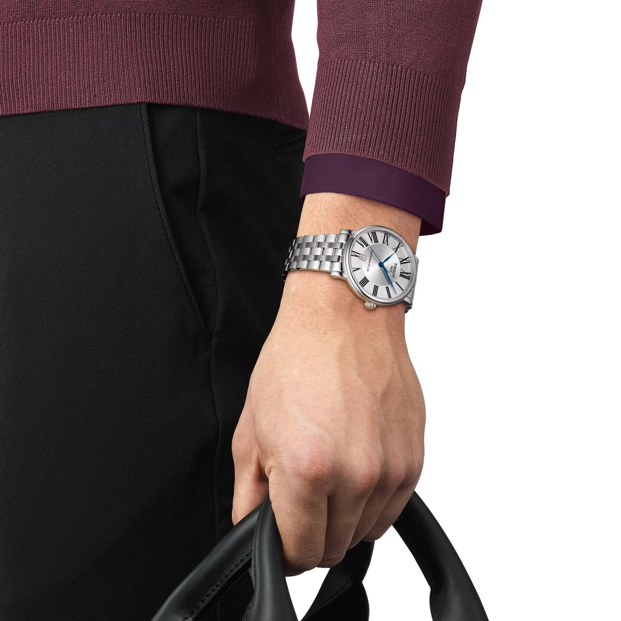 T122.407.11.033.00 Reloj Tissot Carson Automático de hombre correa de metal