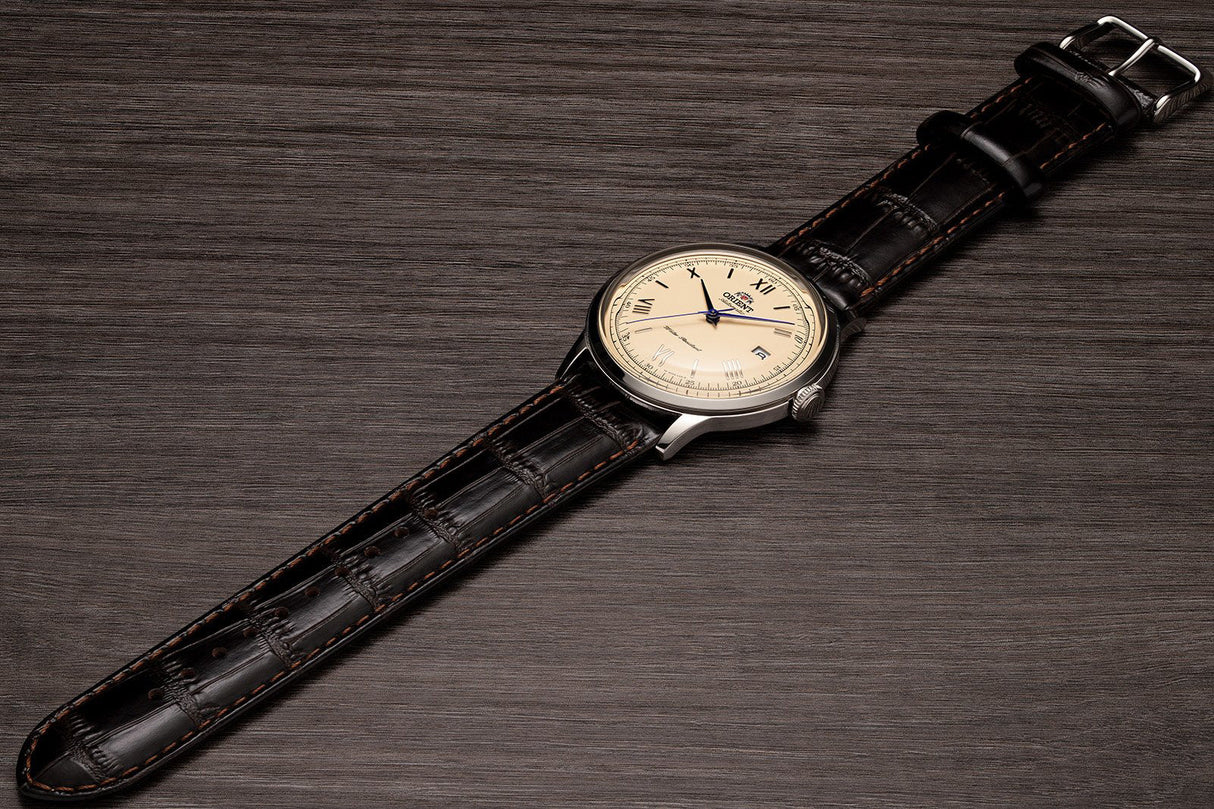 TAC00009N Reloj Orient Bambino de caballero pulsera de cuero