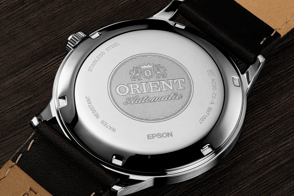 TAC0000CA Reloj Orient Bambino de hombre correa de cuero