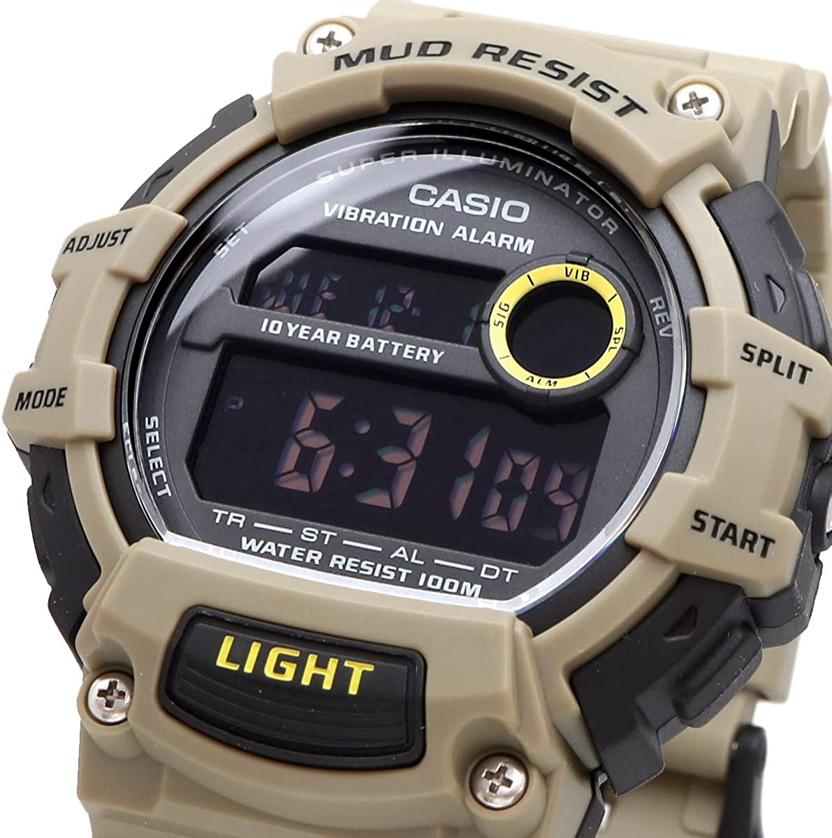 TRT-110 Reloj Casio para Hombre Pulsera de Caucho Digital