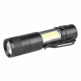 TS-FL1198 Linterna LED de Alta Potencia con Zoom y 4 Modos de Luz