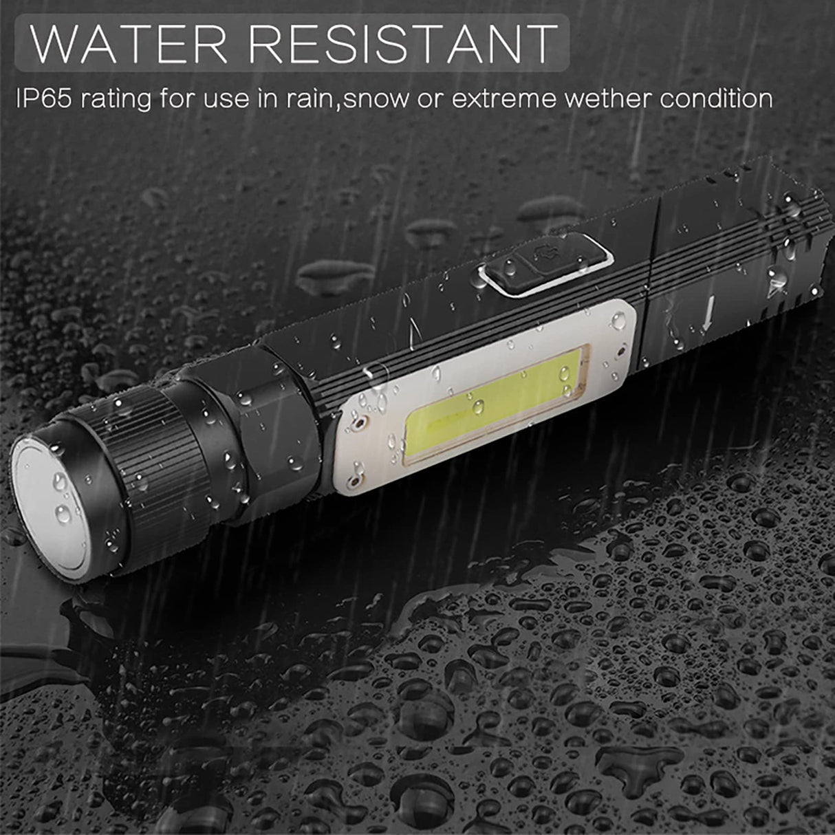 TS-WL167 Linterna Multifuncional 5 en 1 con Carga USB