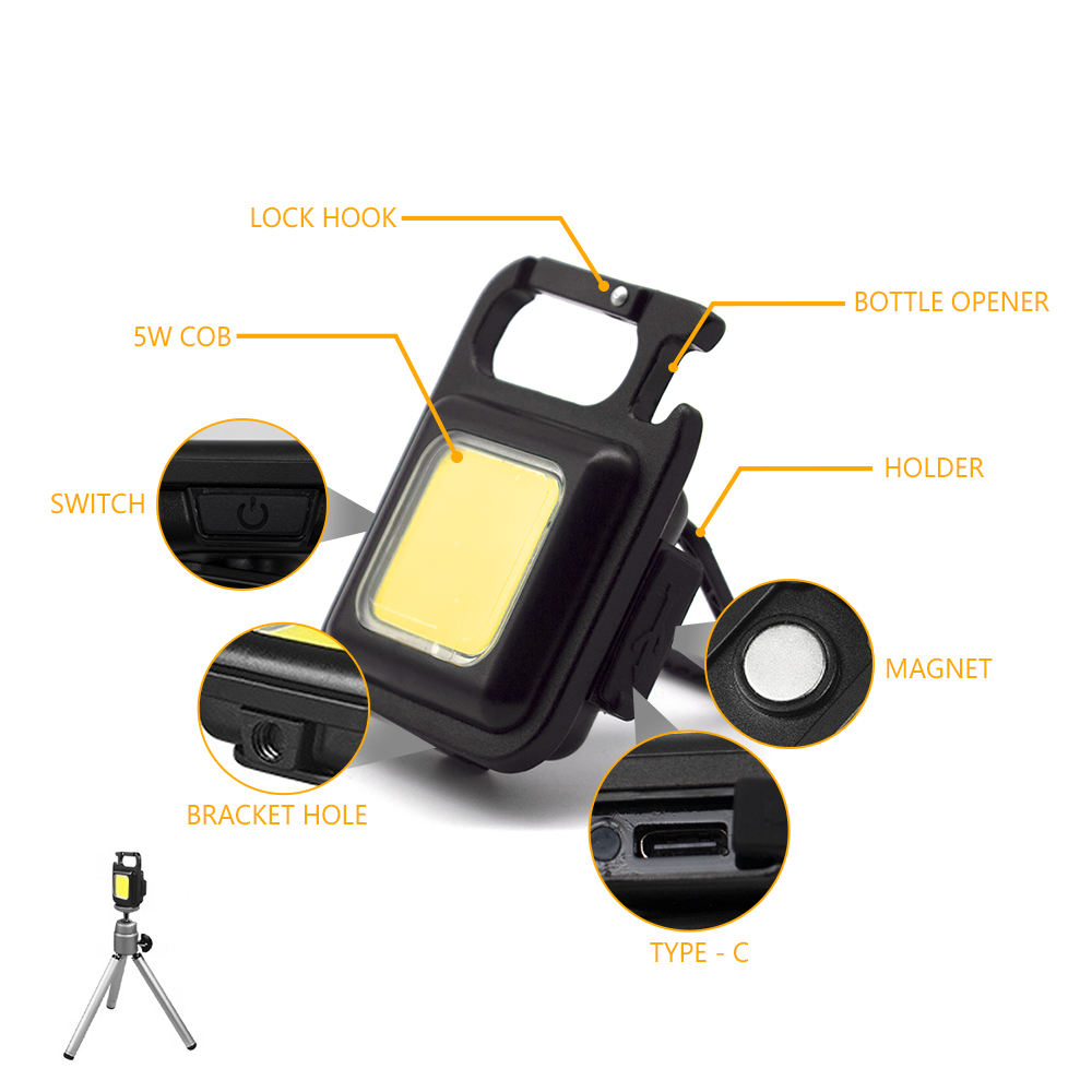 TS-WL247 Linterna pequeña portatil con clip