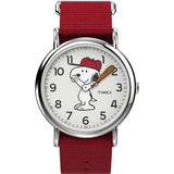 TW2R41400 Timex x Peanuts Snoopy reloj de hombre pulsera de tela 38 mm
