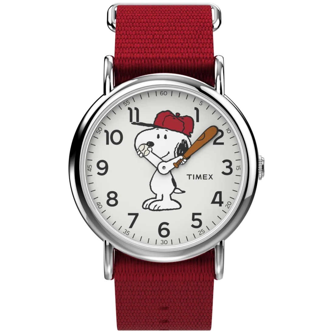 TW2R41400 Reloj Timex x Peanuts Snoopy de caballero correa de tela