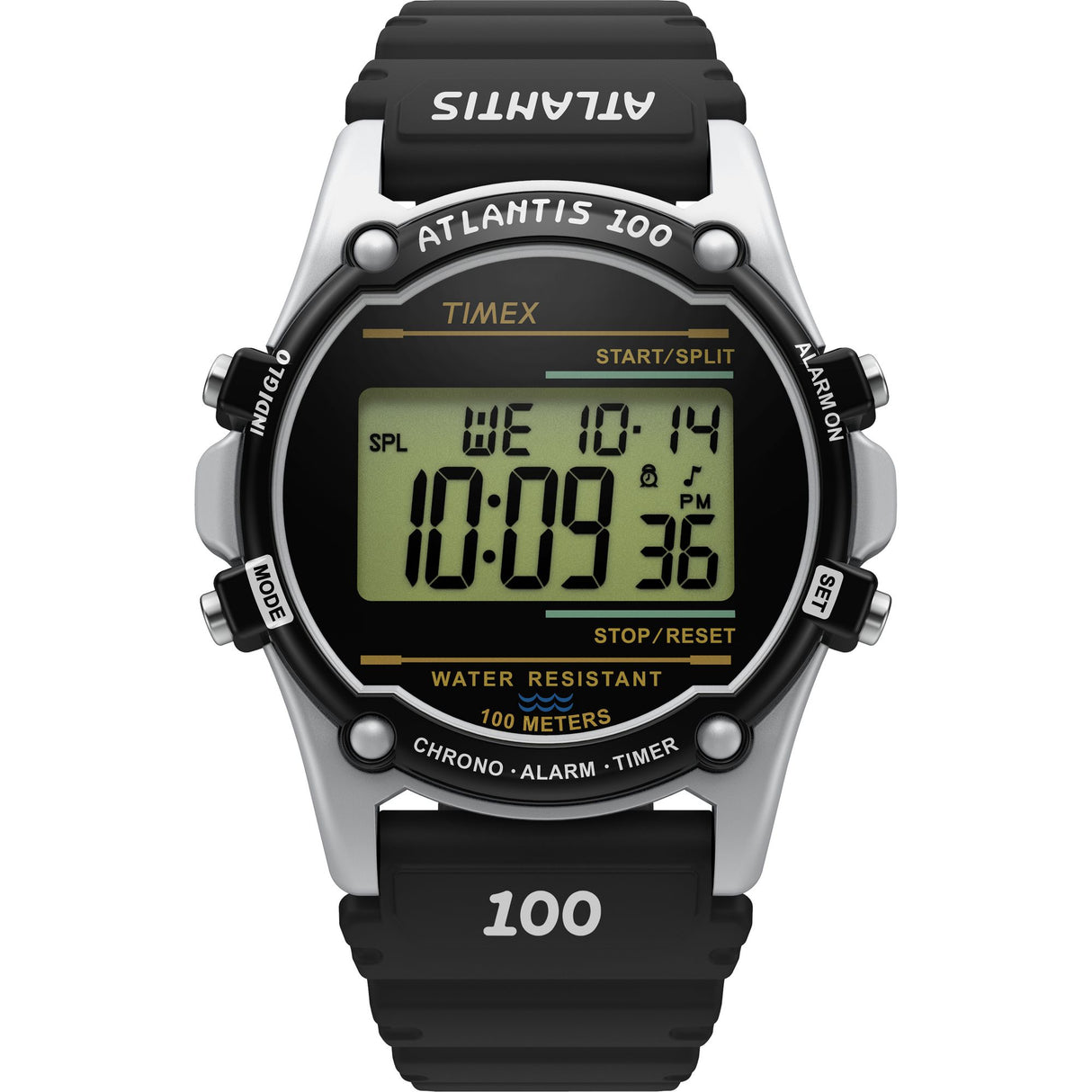 TW2U31000 Reloj Timex  Atlantis de hombre pulsera de caucho 40 mm