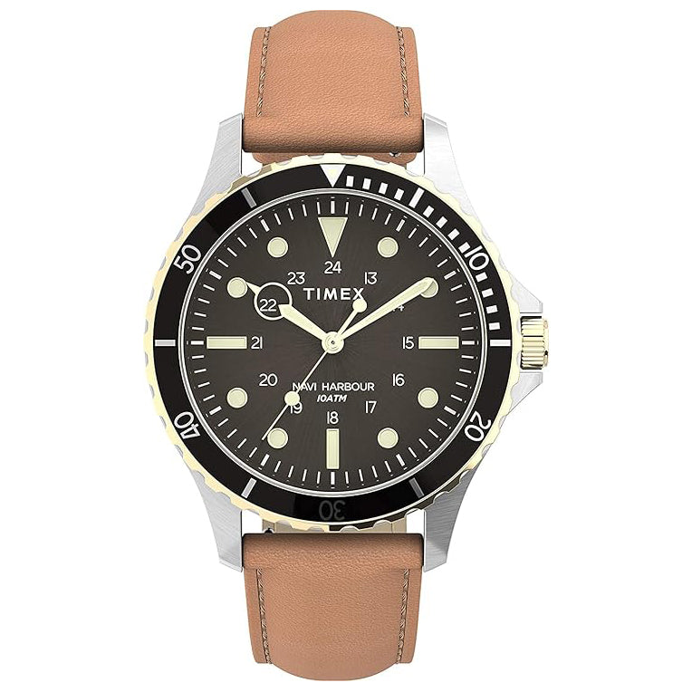 TW2U55600 Reloj Timex Navi XL de caballero correa de piel