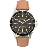 TW2U55600 Timex Navi XL de caballero pulsera de cuero 41 mm