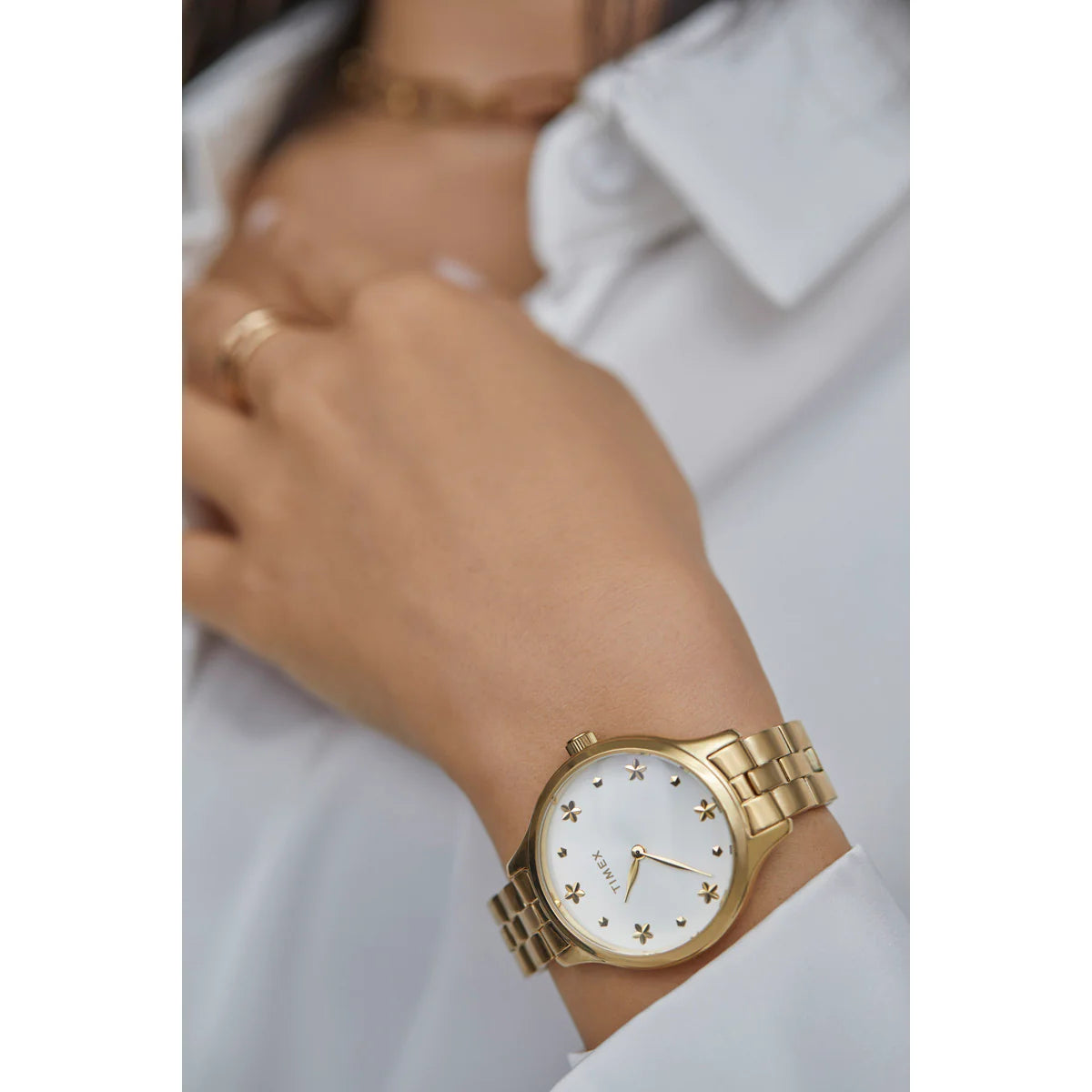 TW2V23300 Reloj Timex Peyton de mujer correa de metal