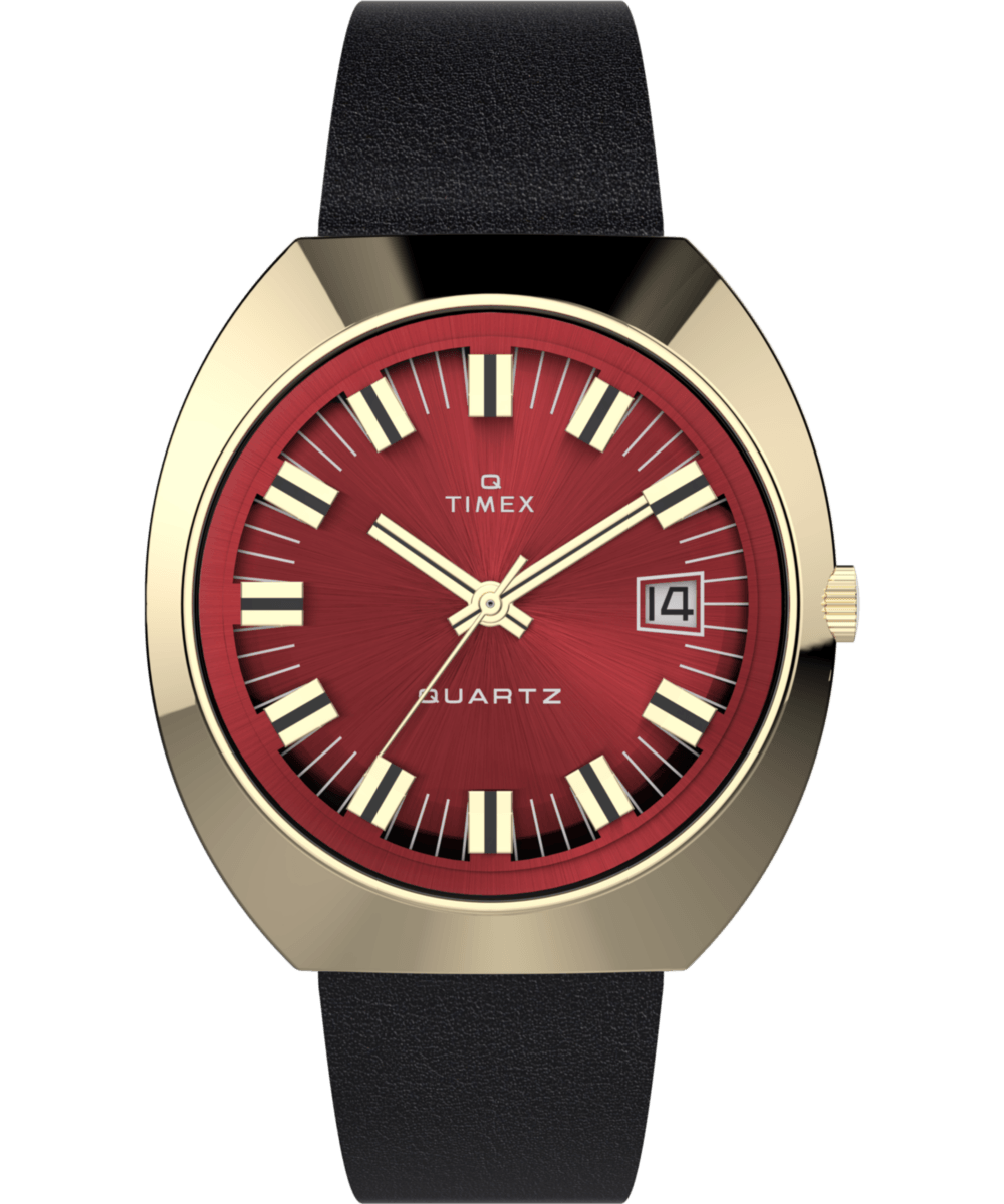 TW2V25400 Reloj Timex Q 1972 Reissue de hombre pulsera de cuero 39 mm
