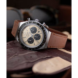 TW2V42800 Reloj Timex Q Chronograph de hombre correa de cuero