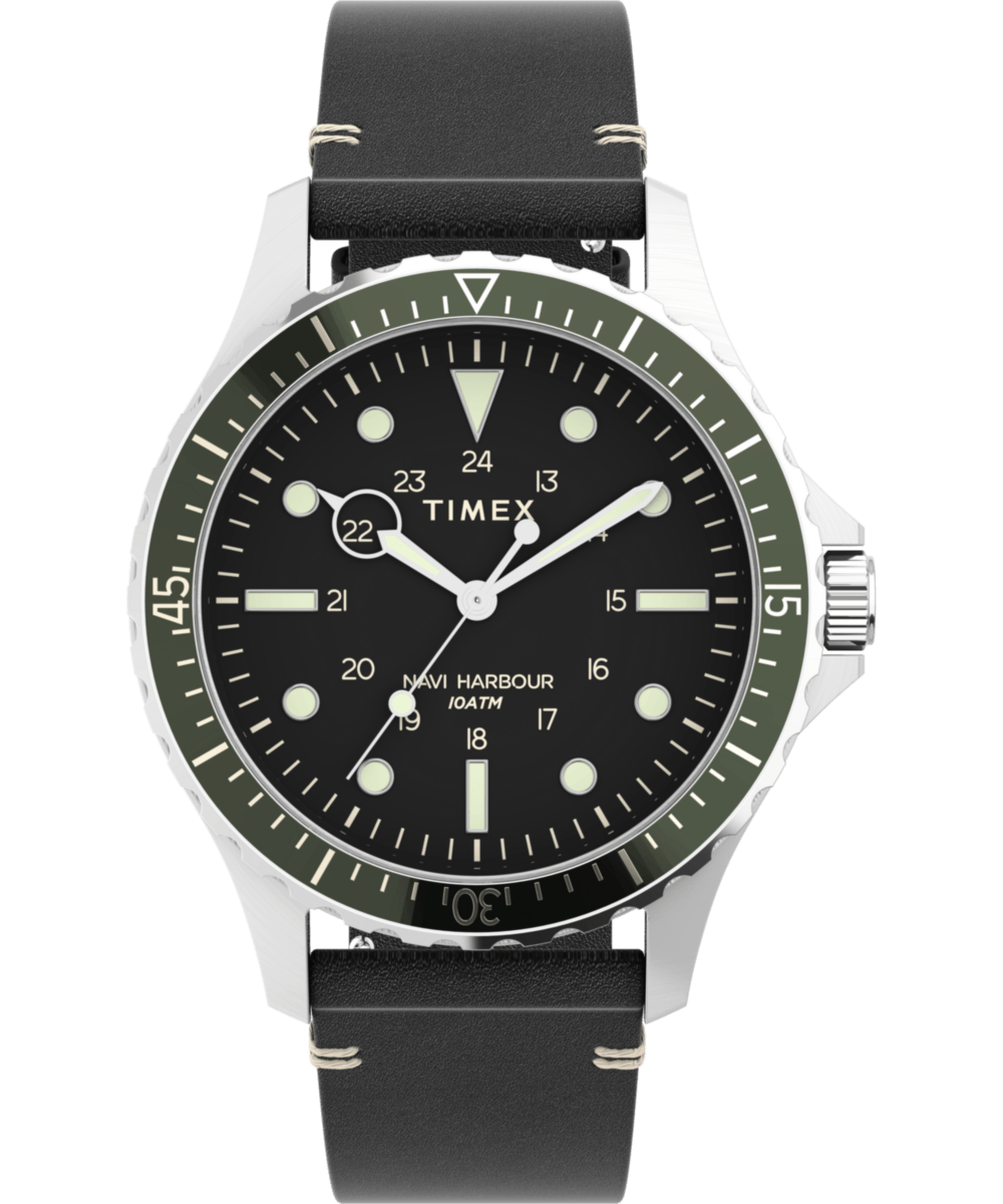 TW2V45300 Reloj Timex Navi de hombre pulsera de piel 41 mm
