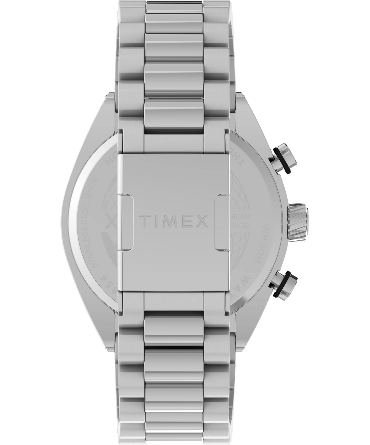 TW2W22200 Reloj Timex Legacy Tonneau de caballero pulsera de acero inoxidable