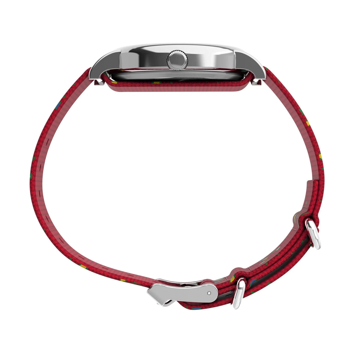 TW2W80800 Reloj Timex x Peanuts Holiday Unisex pulsera de tela 38 mm
