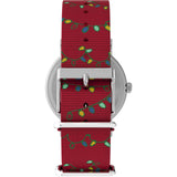TW2W80800 Reloj Timex x Peanuts Holiday Unisex pulsera de tela 38 mm
