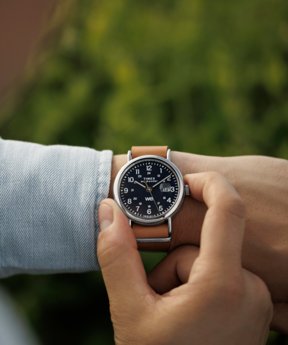 TW2W86800 Reloj Timex Weekender unisex banda de piel