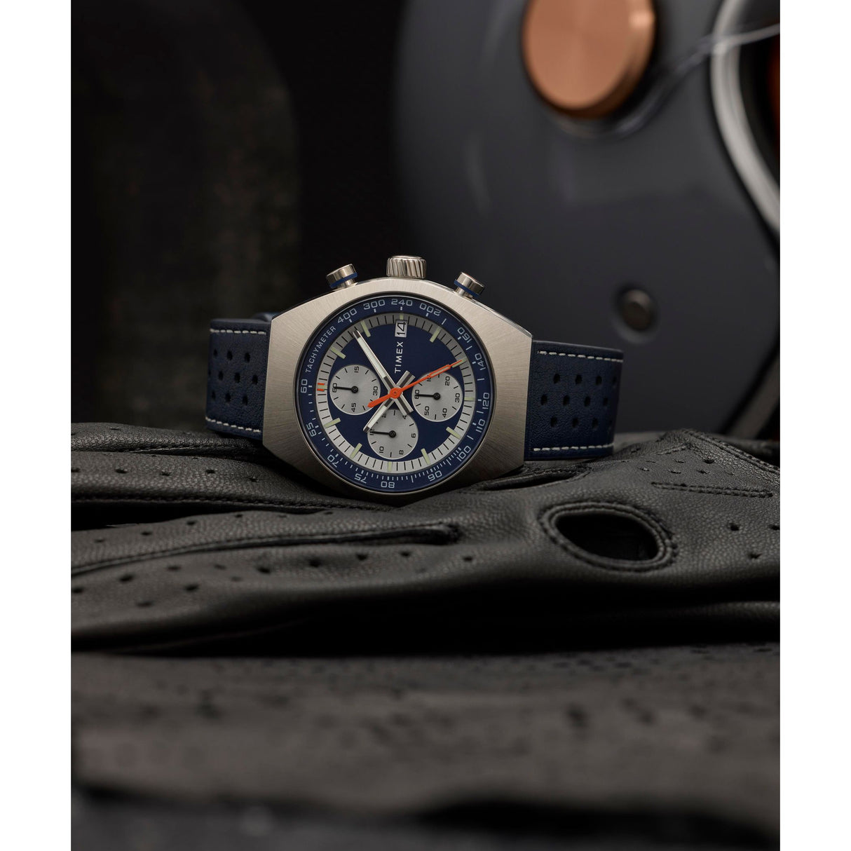 TW2W93500 Reloj Timex Legacy Tonneau de hombre correa de caucho