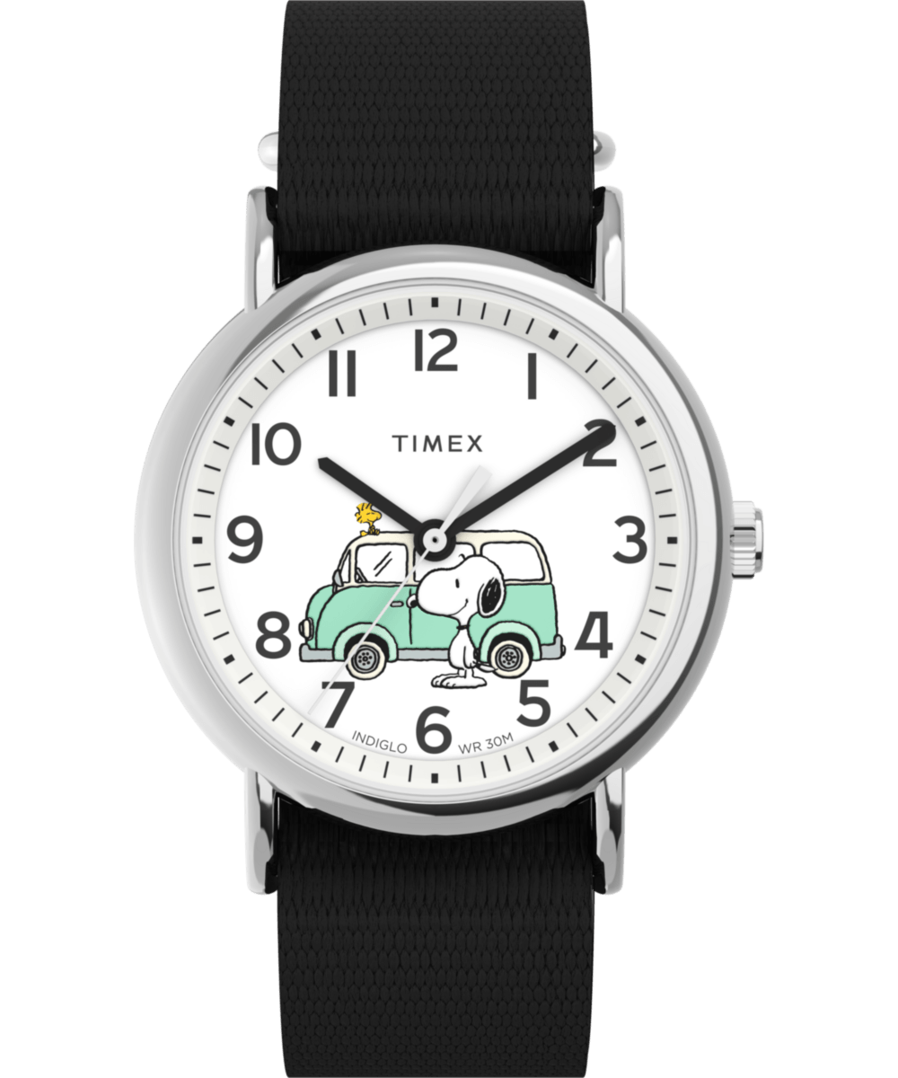 TW2Y11800 Reloj Timex Weekender Snoopy de hombre correa de tela