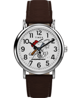 TW2Y51500 Reloj Timex Weekender Snoopy de hombre correa de cuero