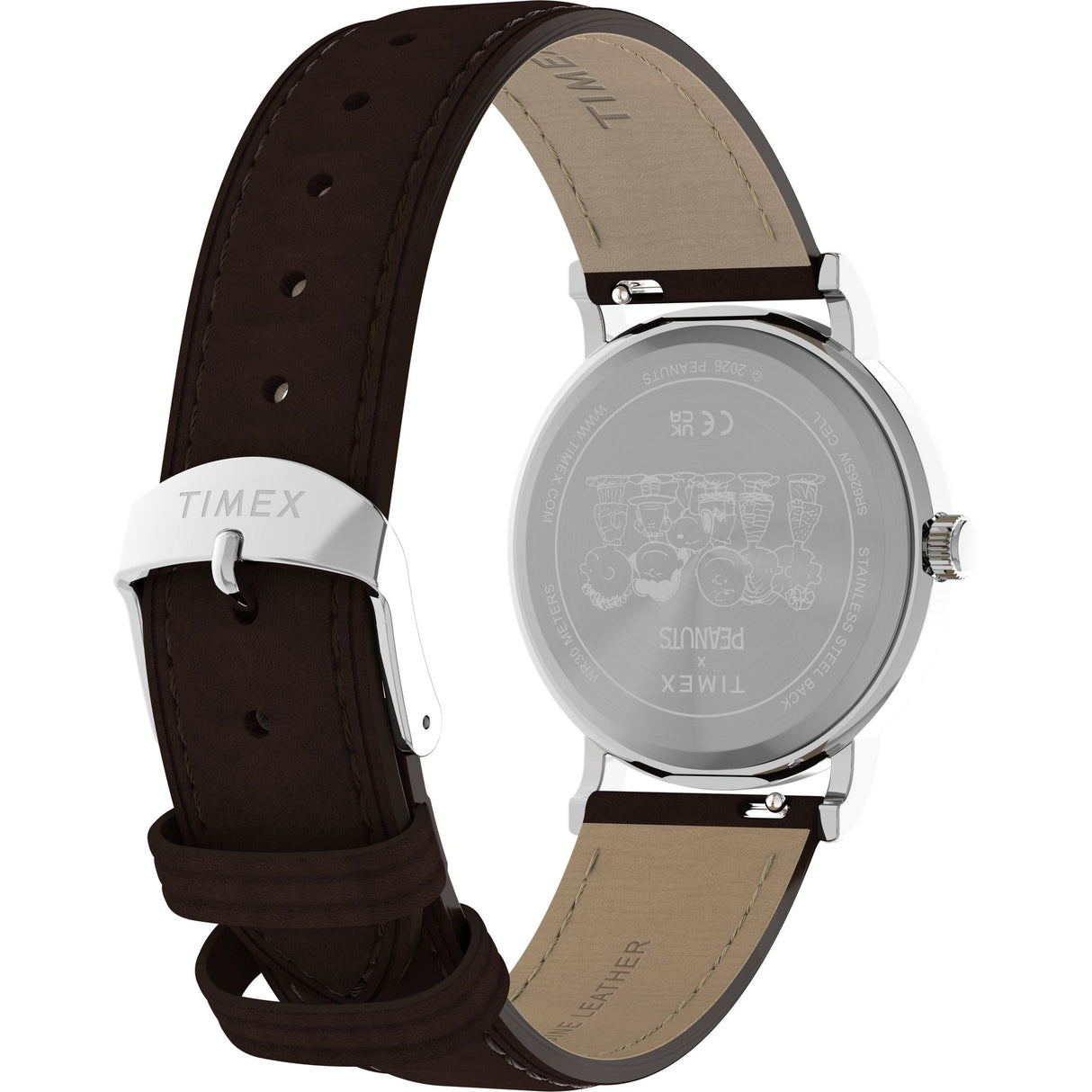 TW2Y51500 Reloj Timex Weekender Snoopy de hombre correa de cuero