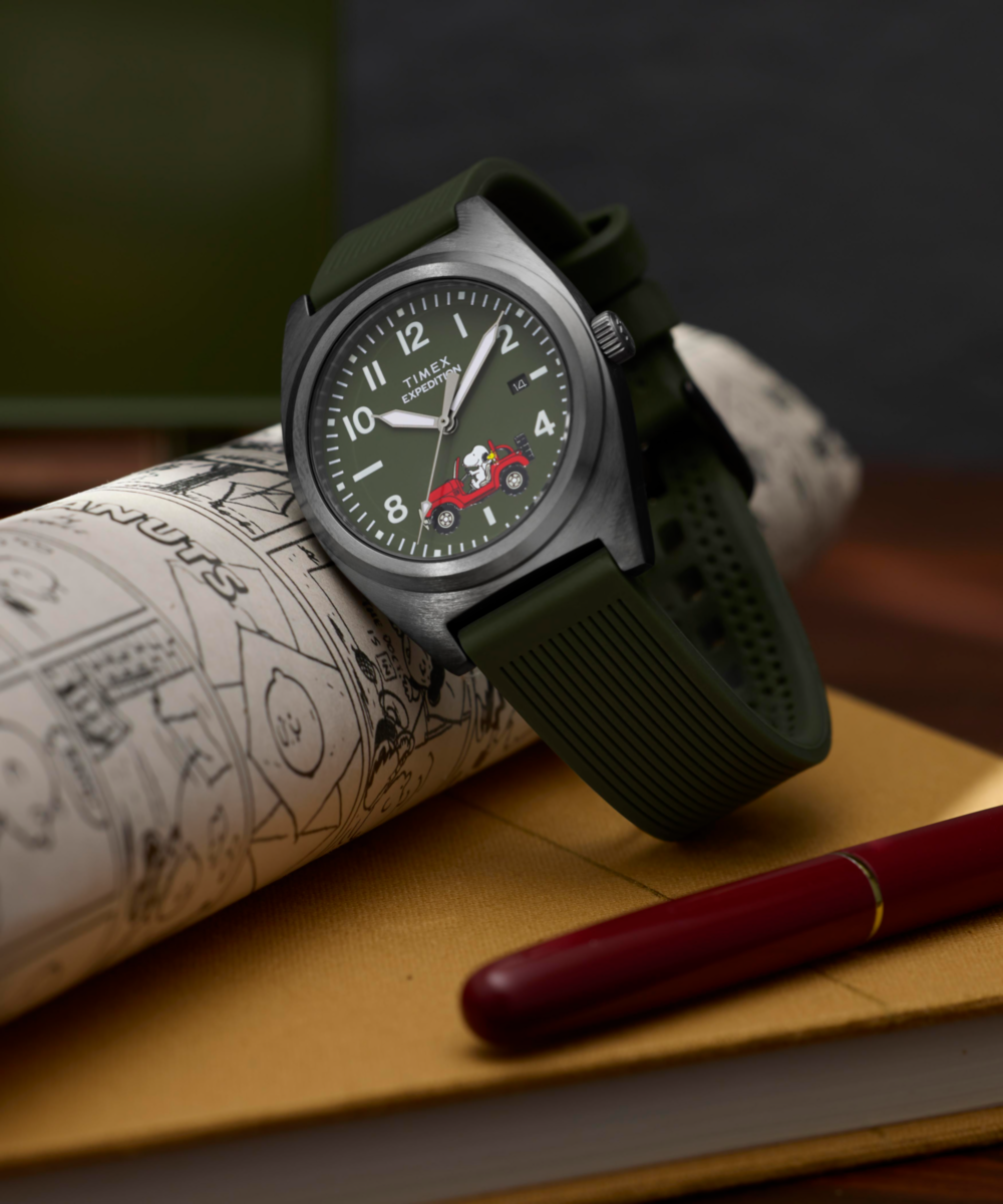 TW2Y52500 Reloj Timex Expedition Snoopy Road de hombre correa de silicona
