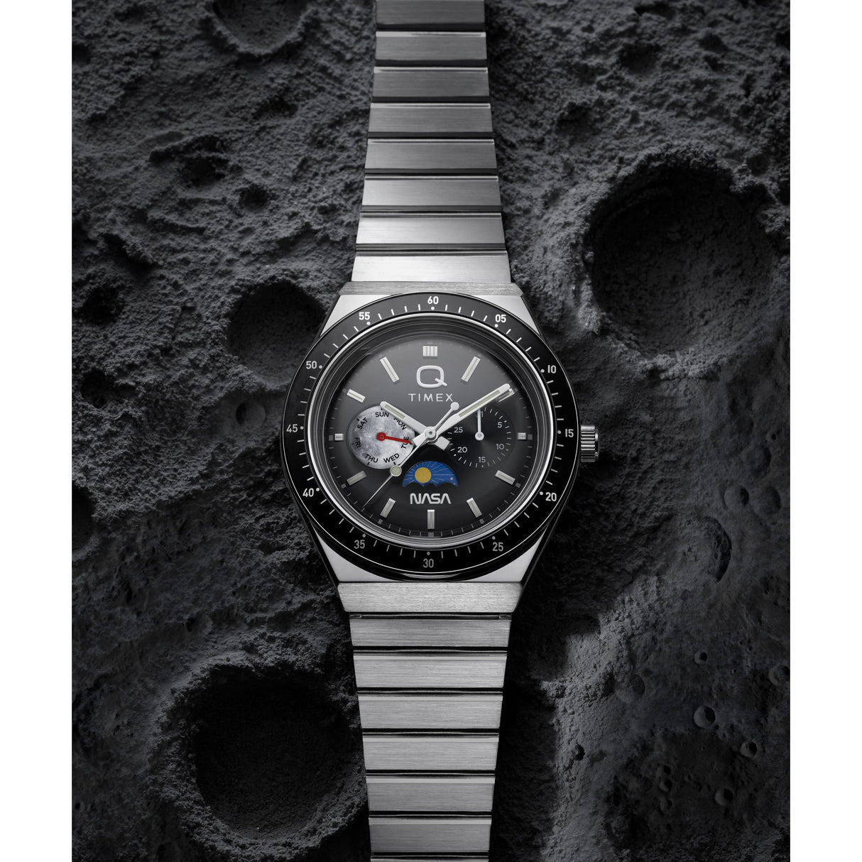 TW2Y56700 Reloj Timex Q NASA de hombre correa de metal