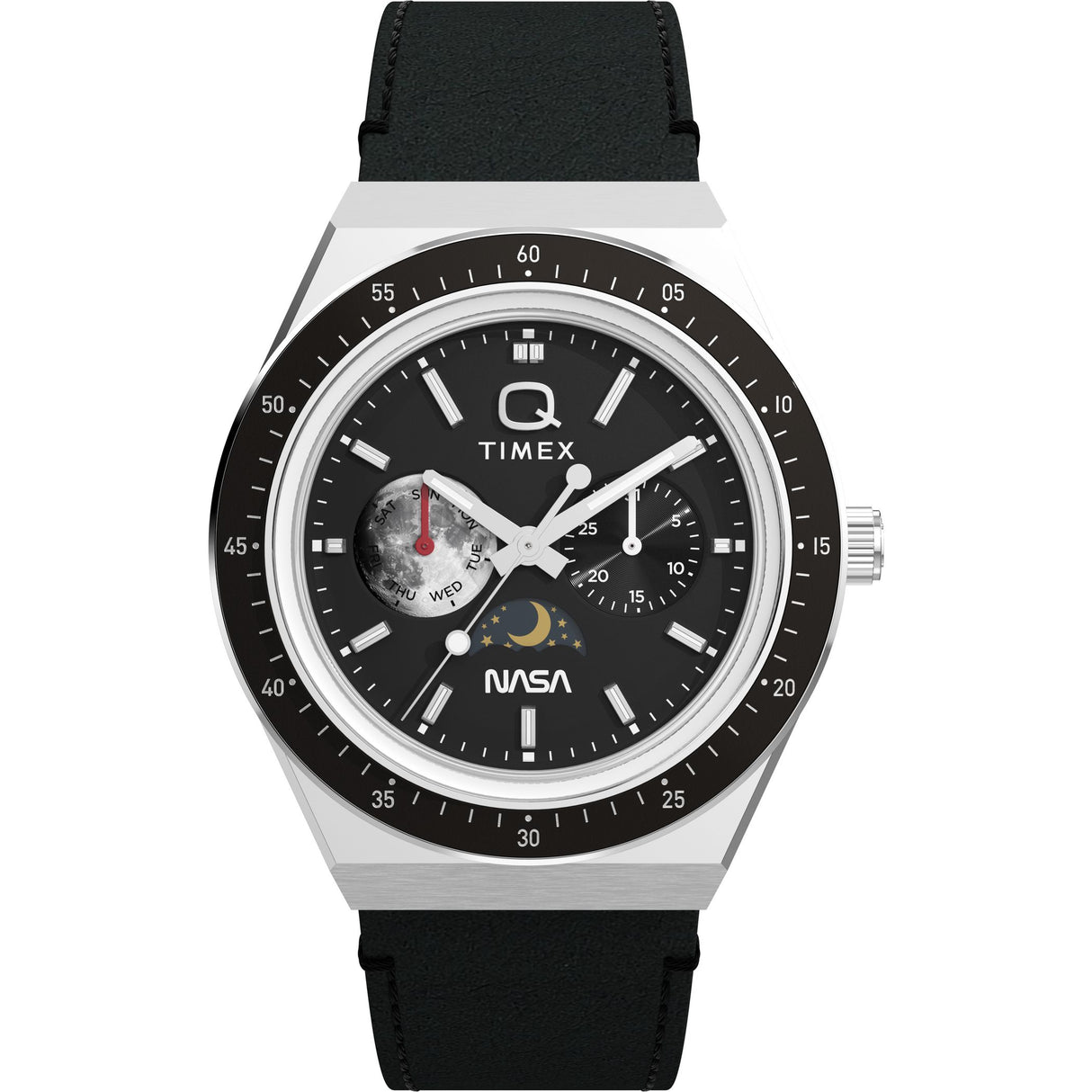 TW2Y56800 Reloj Timex Q NASA de hombre correa de piel