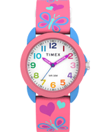 TW2Y59700 Reloj Timex Teacher Corazon y mariposas infantil banda de silicona