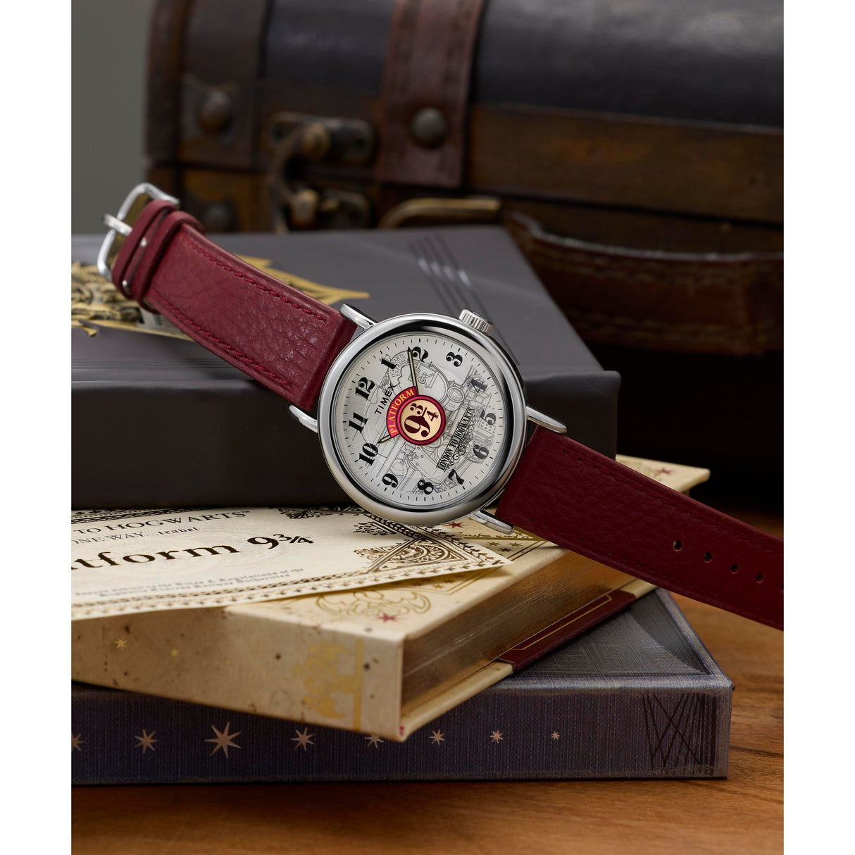 TW2Y76200 Reloj Timex X Harry Potter Weekender Platform 9¾ unisex correa de cuero