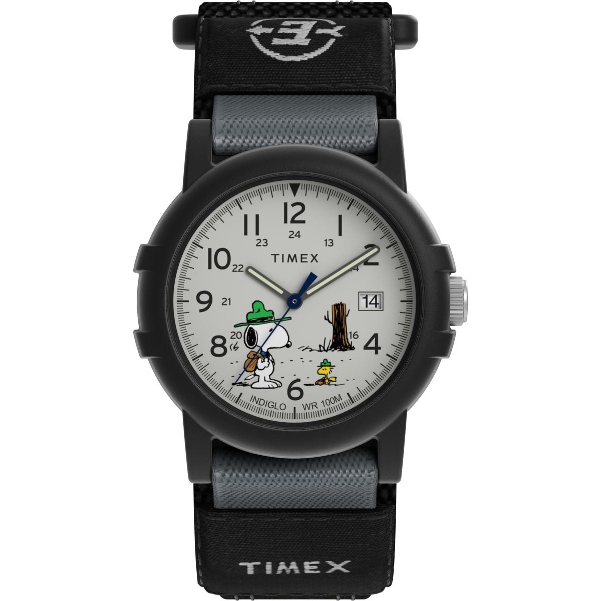 TW4B29100 Timex Expedition x Snoopy de hombre pulsera de tela