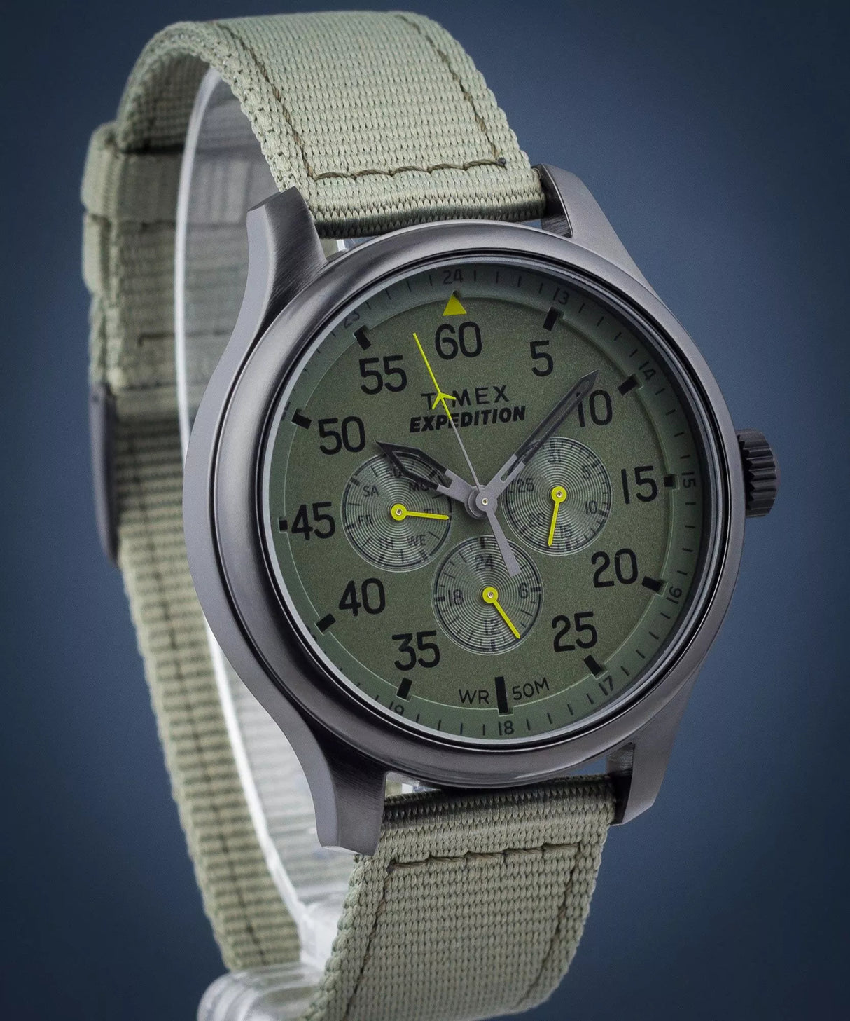 TW4B31000 Reloj Timex para caballero tipo militar pulsera de tela