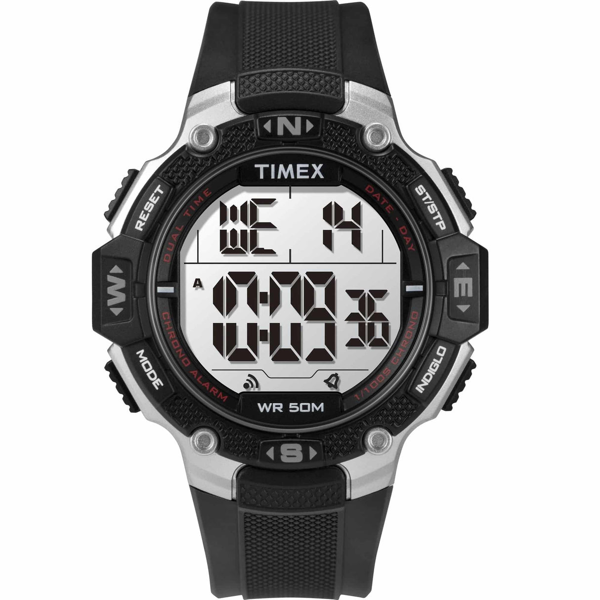 TW5M41200 Reloj Timex Digital para Caballero con Correa de Resina