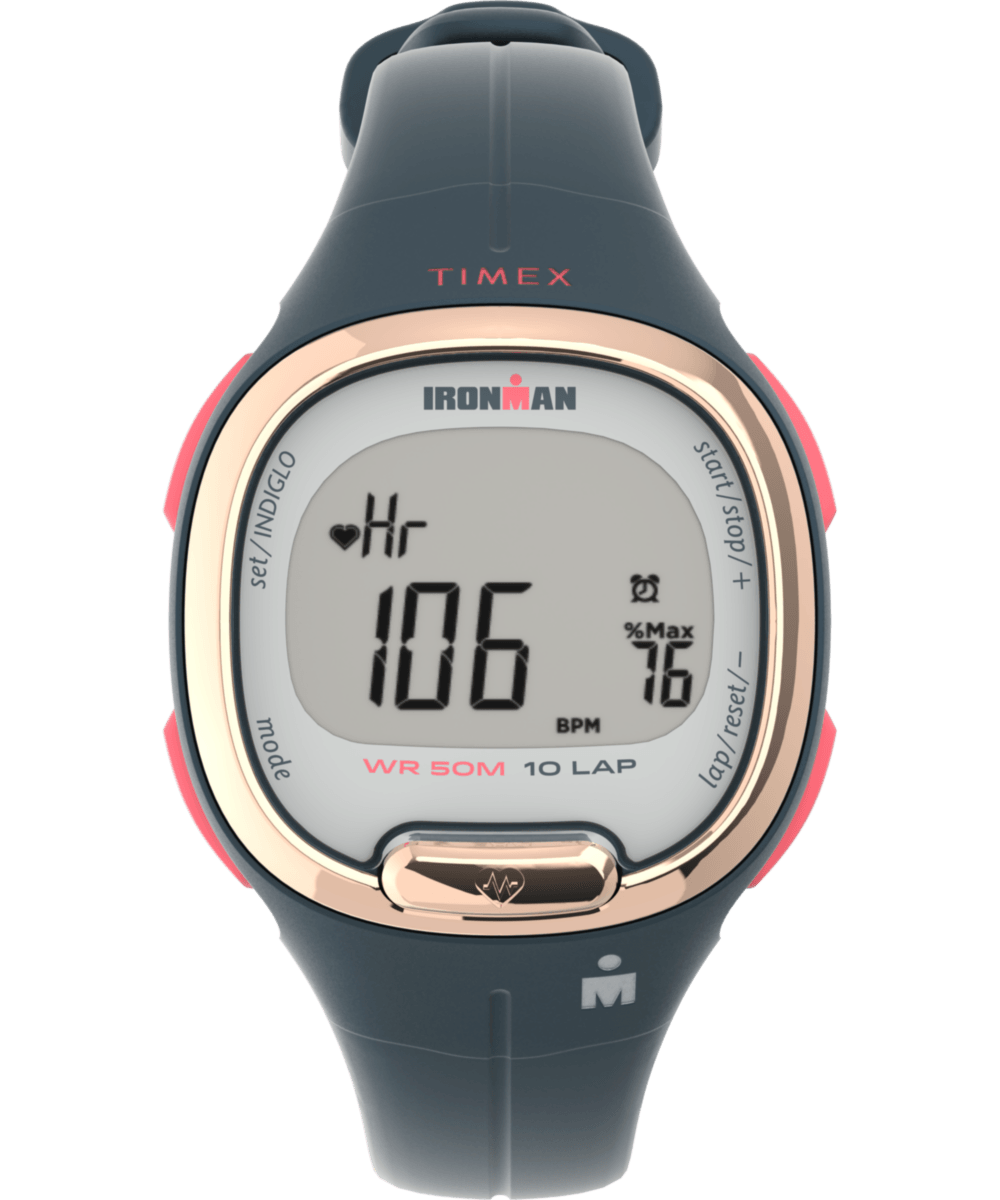 TW5M48200 Reloj Timex Ironman HeartFit de dama pulsera de resina 33 mm