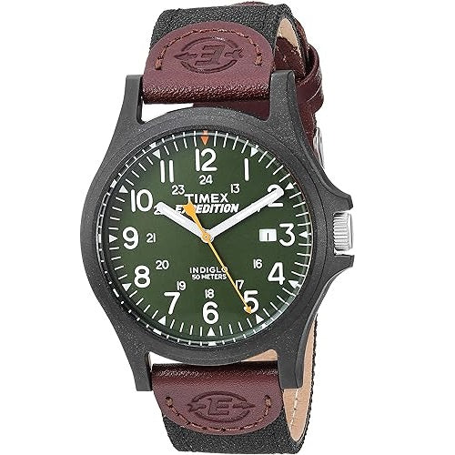 TWF3C8430 Reloj Timex Análogo para Hombre pulsera de Tela