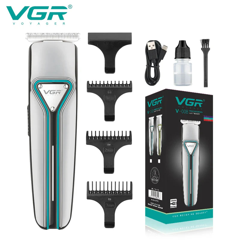 V-008 Rasuradora VGR Patillera profesional cargador Tipo C