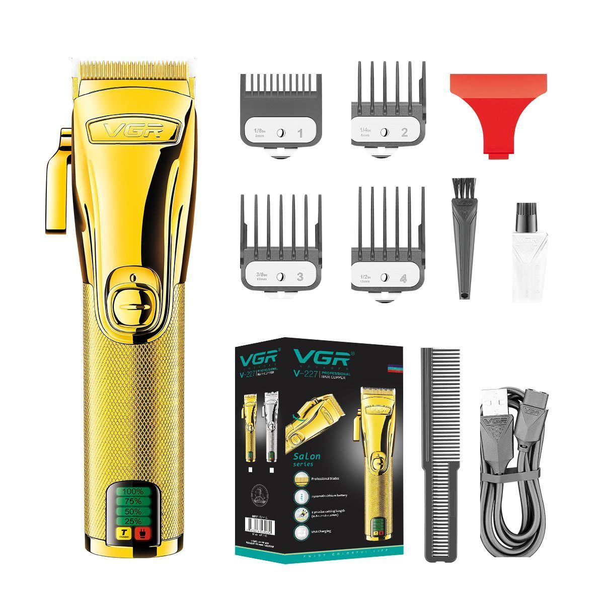 V-227 Rasuradora VGR de pelo recargable