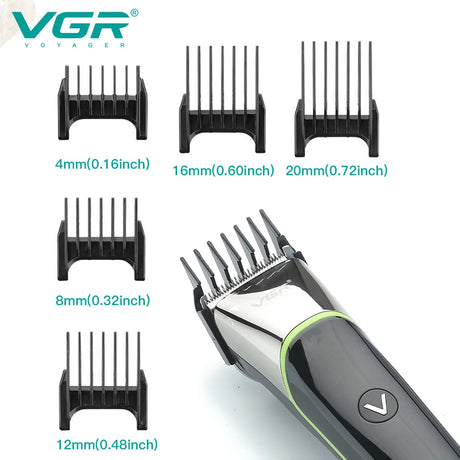 V-295 máquina de corte de pelo VGR recargable, IPX6 resistente al agua, portátil