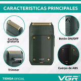 V-353 Afeitadora Eléctrica Profesional Recargable de Única Cuchilla para Hombre