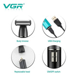 V-628 Depiladora Corporal Masculina 3 en 1 VGR